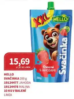 Kubík potraviny Hello svačinka nabídka