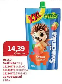 Kubík potraviny Hello svačinka nabídka