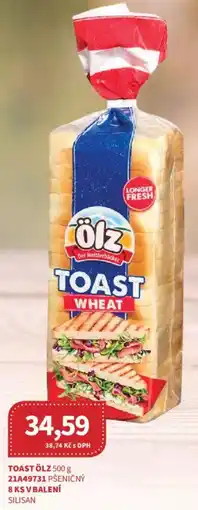 Kubík potraviny Olz toast wheat nabídka