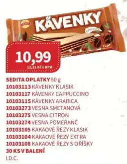 Kubík potraviny Kávenky klasik nabídka