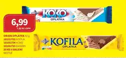 Kubík potraviny Orion kofila oplatka nabídka