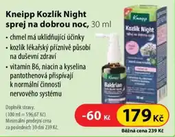 Dr. Max Kneipp Kozlík Night sprej na dobrou noc nabídka