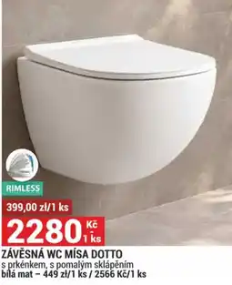 Merkury Market Dotto závěsná wc mísa nabídka