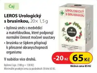 Leros urologický s brusinkou