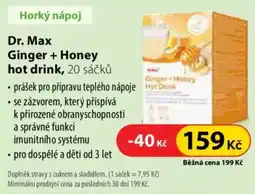 Dr. Max Dr. Max Ginger + Honey hot drink nabídka