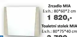 Jamall Mia zrcadlo nabídka