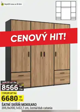 Merkury Market Mokkaro šatní skříň nabídka