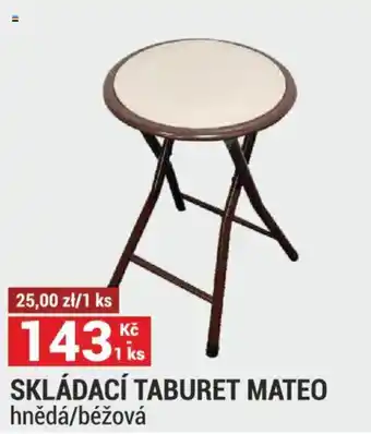 Mateo skládací taburet