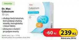 Dr. Max Dr. Max Colostrum nabídka