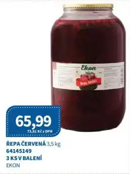 Kubík potraviny Ekon řepa červená nabídka