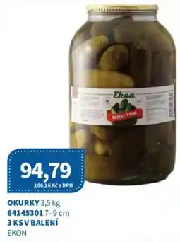 Kubík potraviny Ekon okurky nabídka