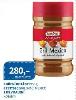 Kubík potraviny Kotányi gril mexico nabídka