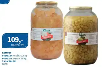 Ekon kompot hrušky