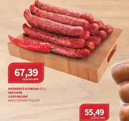 Kubík potraviny Maďarská klobása nabídka