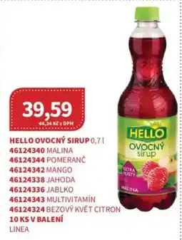 Kubík potraviny Hello ovocný sirup nabídka