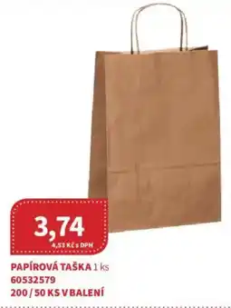 Kubík potraviny Papírová taška nabídka