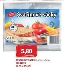 Kubík potraviny Svačinové sáčky nabídka
