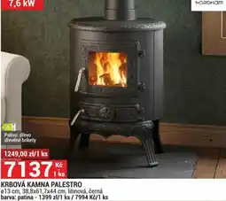 Merkury Market Krbová kamna Palestro nabídka
