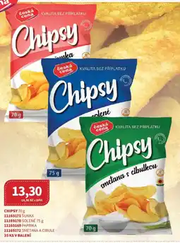 Kubík potraviny Chipsy nabídka
