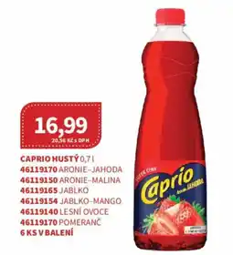 Kubík potraviny Caprio aronia-jahoda nabídka