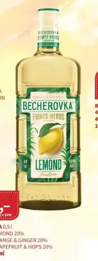 Kubík potraviny Becherovka lemond nabídka