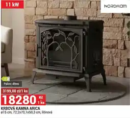 Merkury Market Nordflam krbová kamna arica nabídka
