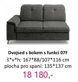 Jamall Dvojsed s bokem s funkci 07F nabídka