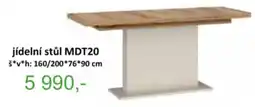 Jamall jídelní stůl MDT20 nabídka
