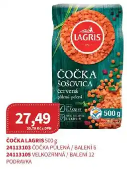 Kubík potraviny Čočka lagris červená půlená nabídka