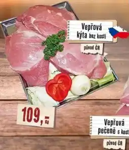 Maso Třebovle Vepřová kýta bez kosti nabídka
