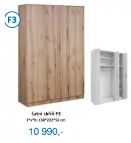 Jamall F3 šatní skříň nabídka