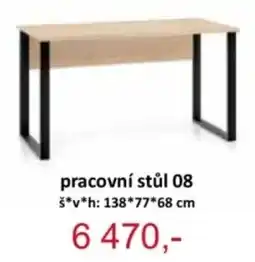 Jamall pracovní stůl 08 nabídka