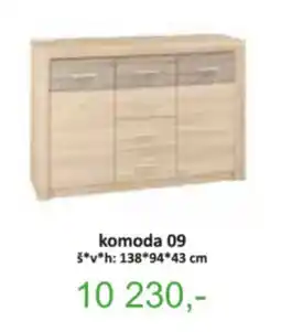 Jamall komoda 09 nabídka