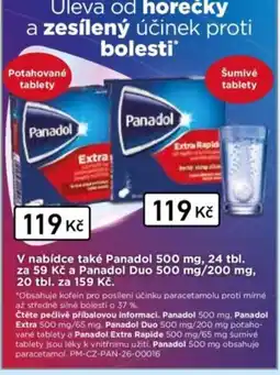 Lékárna AGEL Panadol Extra Rapid nabídka