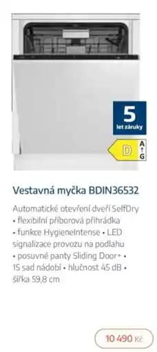 Jamall Vestavná myčka bdin36532 nabídka