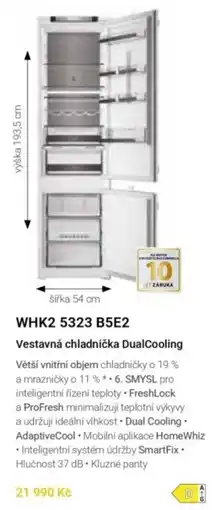 Jamall Whk2 5323 b5e2 vestavná chladnička dualcooling nabídka