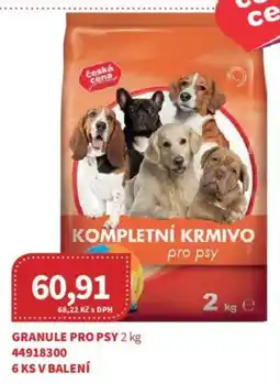 Kubík potraviny Česká cena kompletní krmivo pro psy nabídka