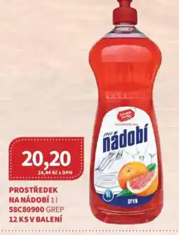Kubík potraviny na nádobí grep nabídka