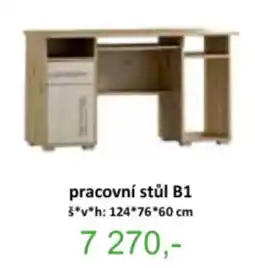 Jamall pracovní stůl B1 nabídka