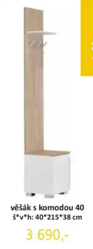 Jamall věšák s komodou 40 nabídka
