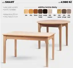 Jamall Smart stůl nabídka