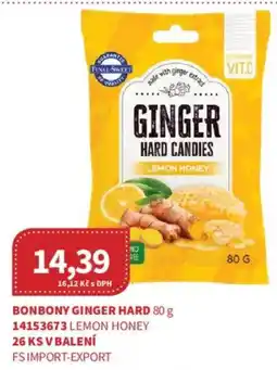 Kubík potraviny Bonbony ginger hard nabídka