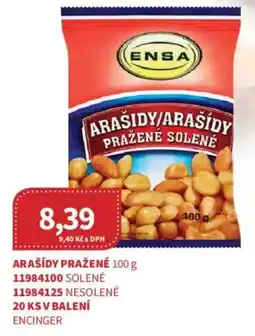 Kubík potraviny Ensa arašidy pražené nabídka