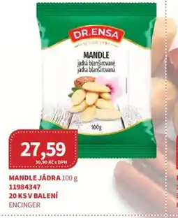 Kubík potraviny Dr. Ensa mandle jádra blanšírované nabídka