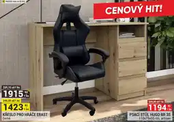 Merkury Market Erast křeslo pro hráče černá nabídka