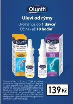 Lékárna AGEL Olynth Uleví od rýmy nabídka