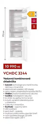Jamall Vestavná kombinovaná chladnička VCMDC 3244 nabídka