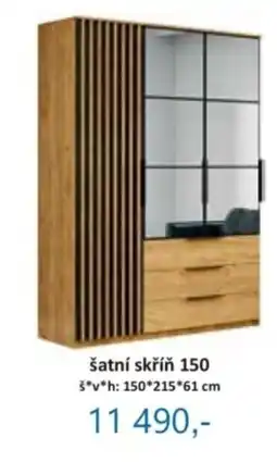 Jamall šatní skříň 150 nabídka