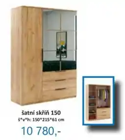 Jamall šatní skříň 150 nabídka