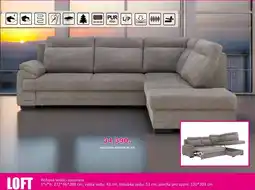 Jamall Loft rohová sedací souprava nabídka